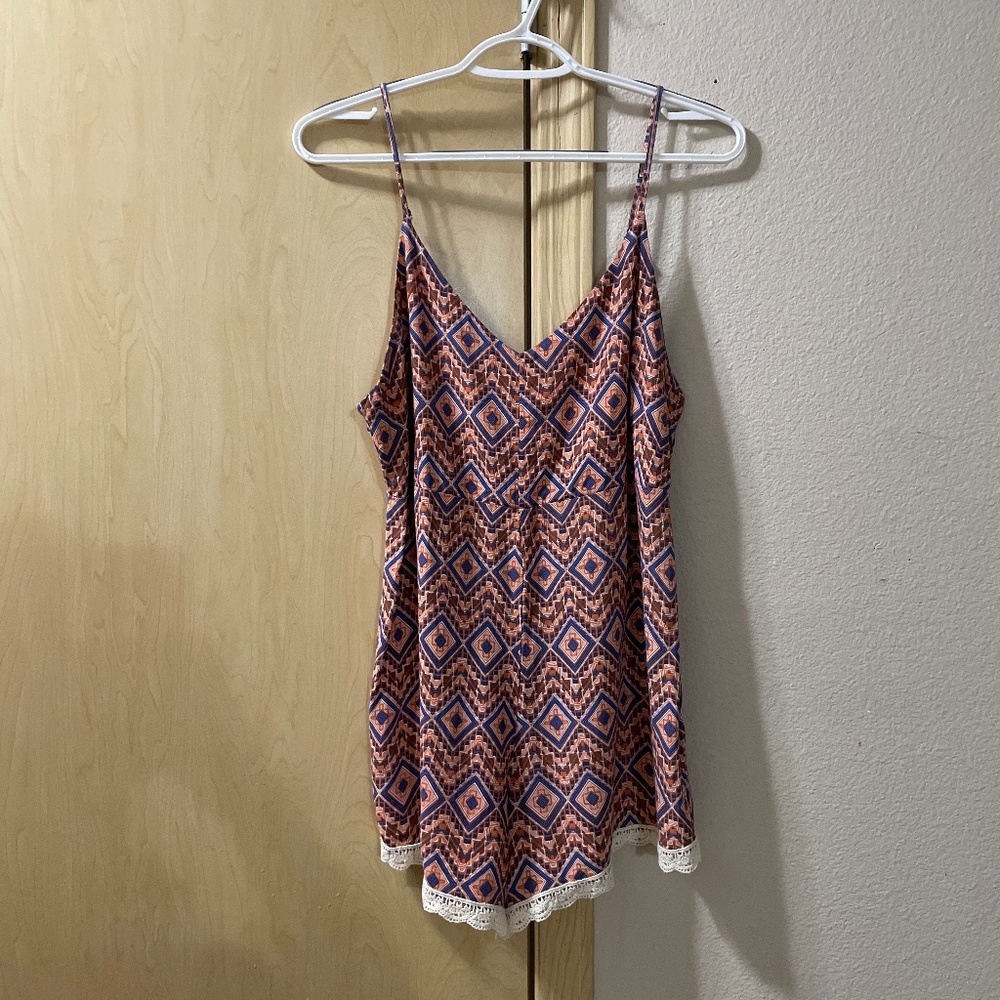 Junior Medium Women Small Forever 21 Romper Spring Summer